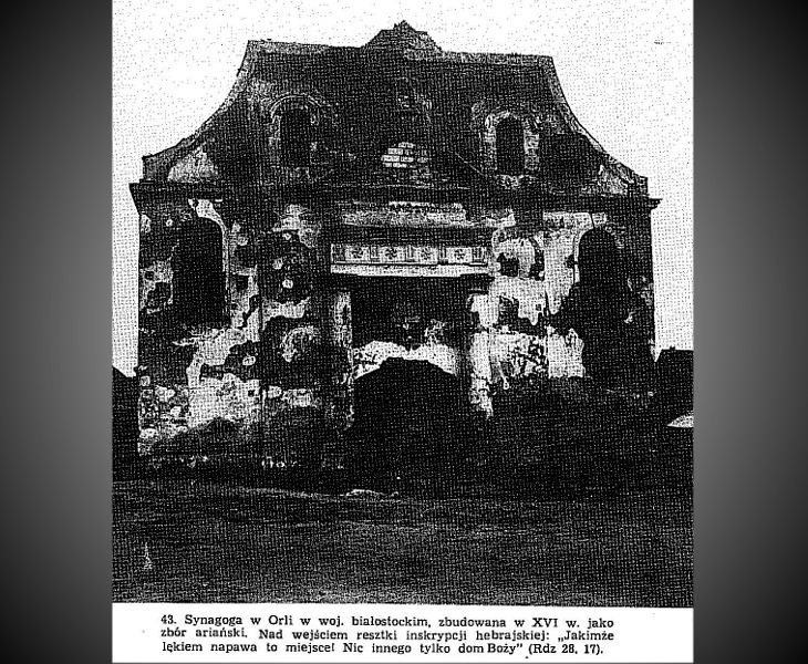 בית כנסת באורלי מחוז ביאליסטוק, נבנה במאה ה-16